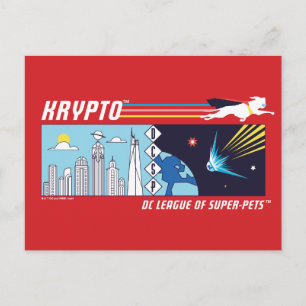 Cartão Postal Krypto Espaço Exterior para Metrópolis