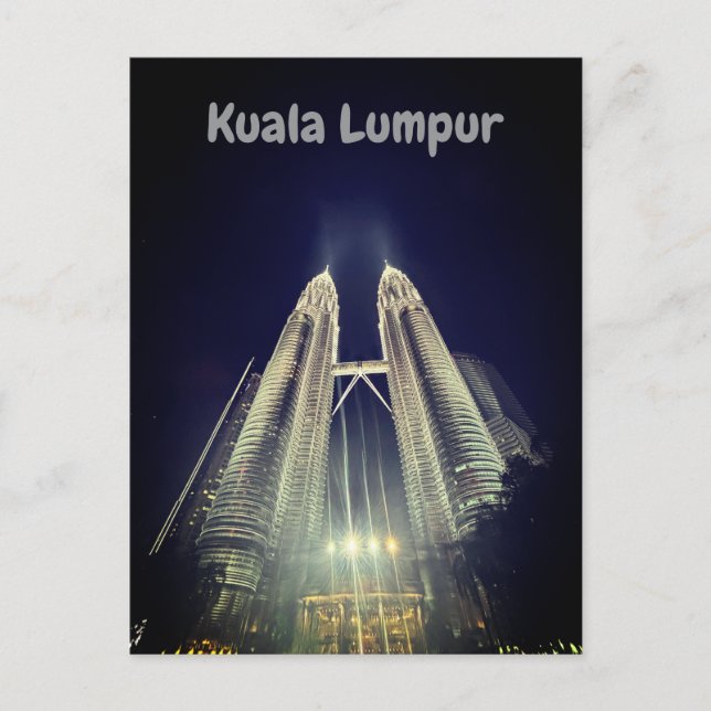 Cartão Postal Kuala Lumpur (Frente)