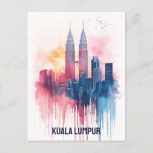 Cartão Postal Kuala Lumpur Malásia