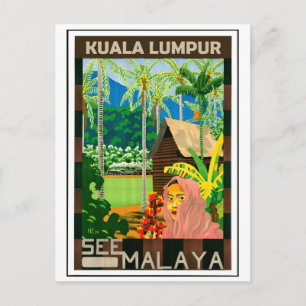 Cartão Postal Kuala Lumpur, Malásia