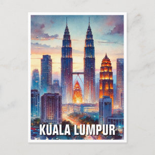Cartão Postal Kuala Lumpur Malásia