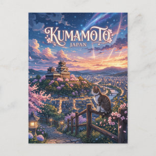 Cartão Postal Kumamoto, Japão