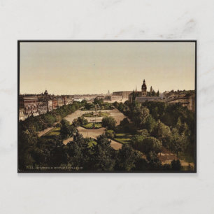 Cartão Postal Kungstradgarden, Estocolmo, Foto clássica de Sueci