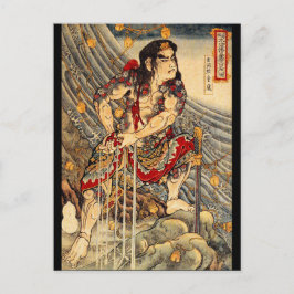 Cartão Postal Kuniyoshi Samurai