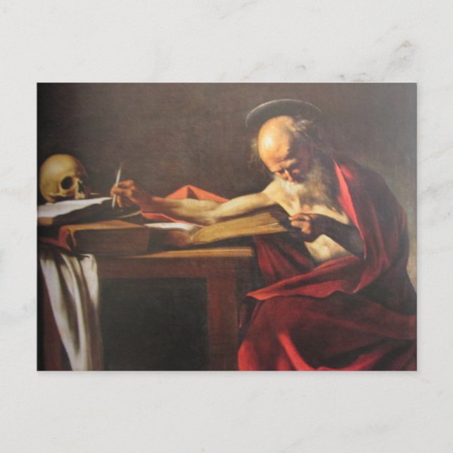 Cartão Postal Kunst- Postkarte von Michaelangelo Caravaggio (Frente)