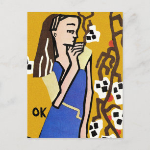 Cartão Postal Kunstschau Wien Art de Kokoschka