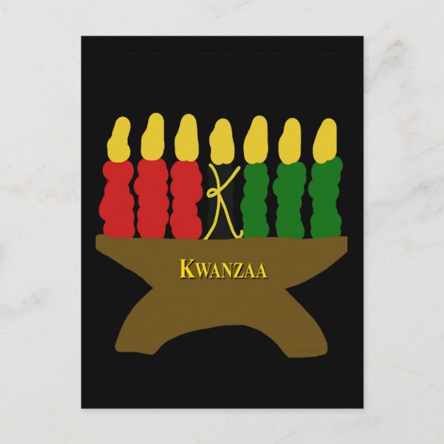 Cartão Postal Kwanzaa (Frente)