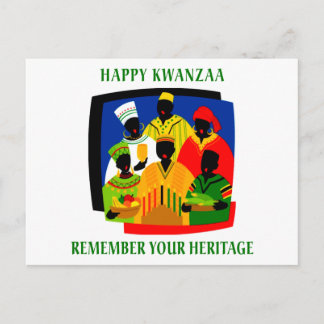 Cartão Postal Kwanzaa