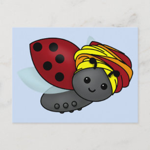 Cartão Postal Kwanzaa Ladybug