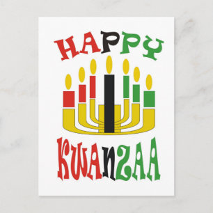 CARTÃO POSTAL KWANZAA POST CARD