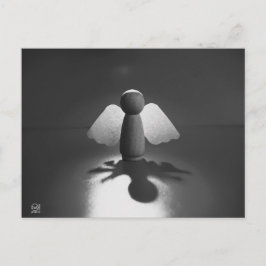 Cartão Postal Kwetsbaarheid en breekbaarheid symbolic in Engel.