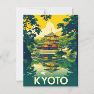 Cartão Postal Kyoto, Japão - Arte Viagem