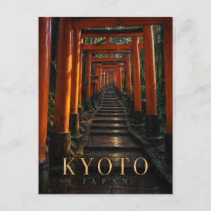 Cartão Postal Kyoto Japão Fushimi Inari REALMS