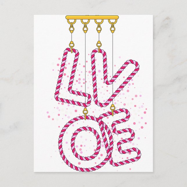 CARTÃO POSTAL L O V E (Frente)