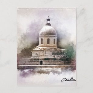 Cartão Postal La Basilique Santo-Pierre de Toulouse.
