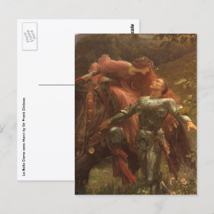 Cartão Postal La Belle Dame sans Merci por Sir Frank Dicksee