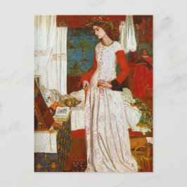 Cartão Postal La Belle Iseult | Rainha Guenevere, William Morris