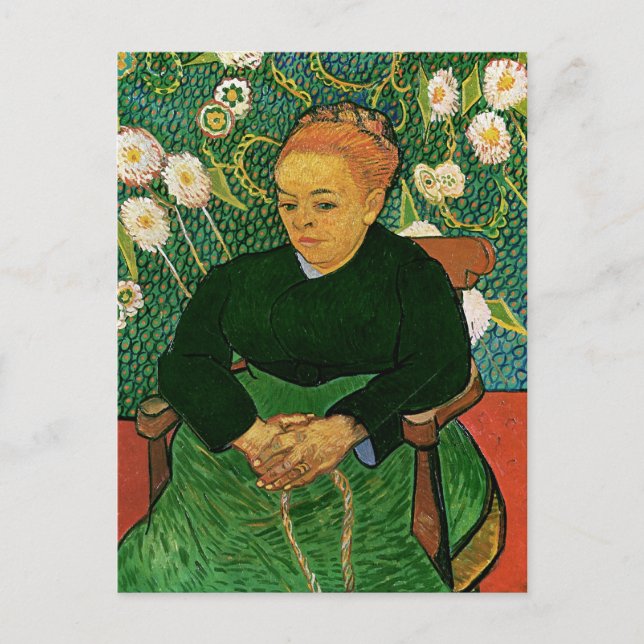 Cartão Postal La Berceuse (Augustine Roulin), Vincent van Gogh (Frente)