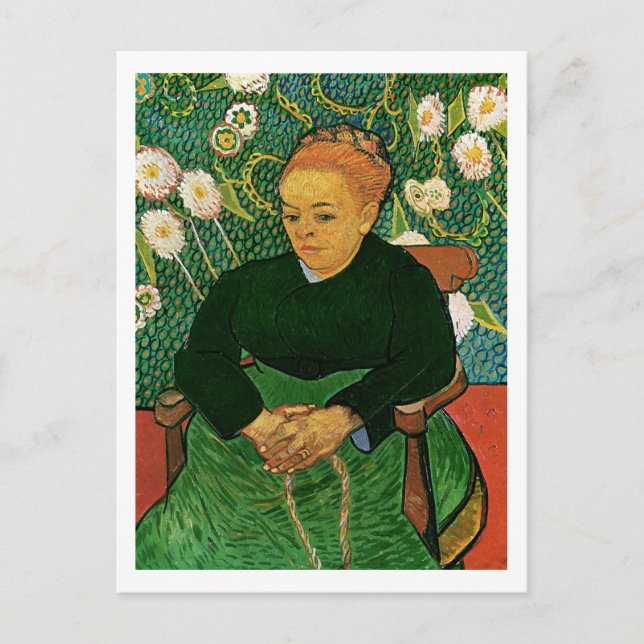 Cartão Postal La Berceuse (Augustine Roulin), Vincent van Gogh (Frente)