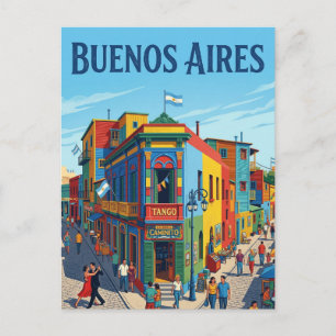 Cartão Postal La Boca é um bairro da cidade de Buenos Aires, cap
