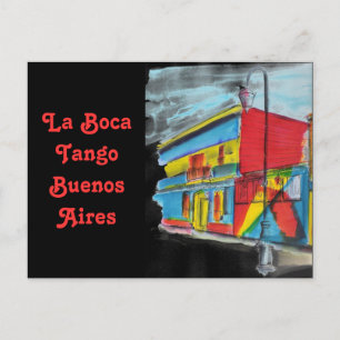 Cartão Postal La Boca Tango