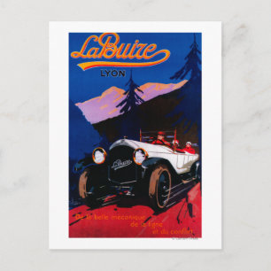 Cartão Postal La Buize Lyon Vintage Poster Europe