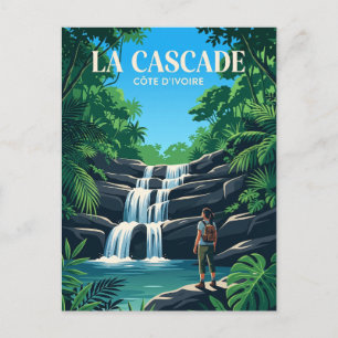 Cartão Postal La Cascade Costa do Marfim
