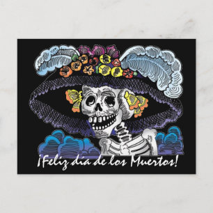 Cartão postal La Catrina Dia de los Muertos