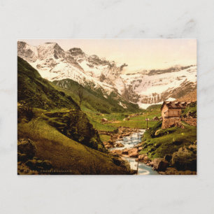 Cartão Postal La Cirque Gavarnie Pyrenes França