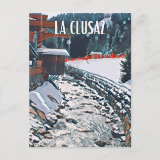 Cartão Postal La Clusaz Station de ski