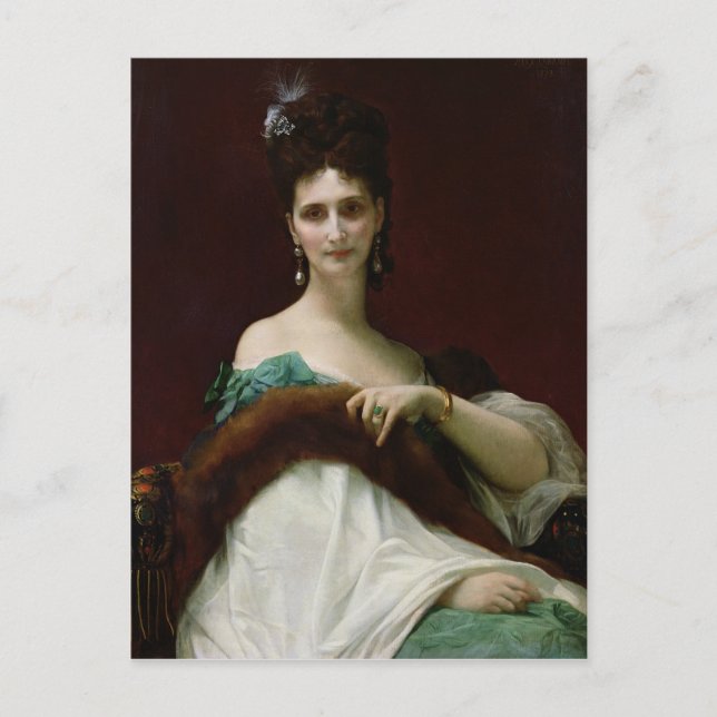 Cartão Postal La Comtesse de Keller, 1873 (Frente)