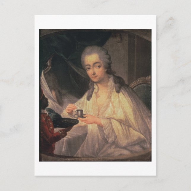 Cartão Postal La Comtesse du Barry (1743-1793) (óleo na canvas) (Frente)