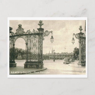 Cartão Postal La Coquette, Place Stanislas, Nancy, França Vintag