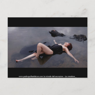 Cartão Postal la creadora2, www.pedroguillenfalcon.com la mir...