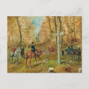 Cartão Postal La croisee des chemins, 1883 (óleo na canvas)