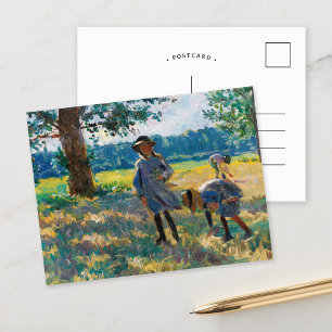 Cartão Postal La Cueillette des Fleurs   Henri Lebasque