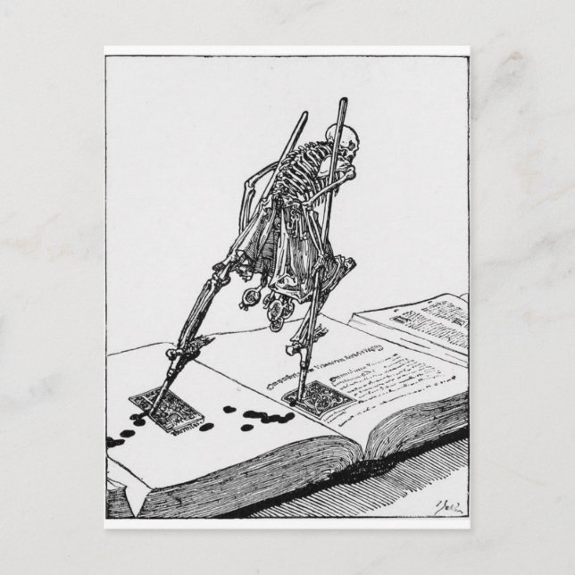 Cartão postal La Dance de la Mort (Frente)