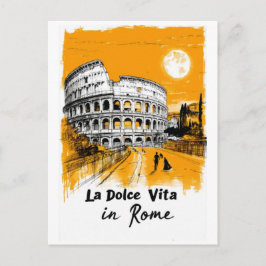 Cartão Postal La Dolce Vita - Poster Art