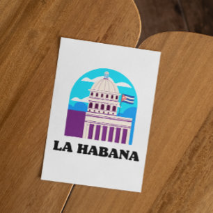 Cartão Postal La Habana Cuba Vintage