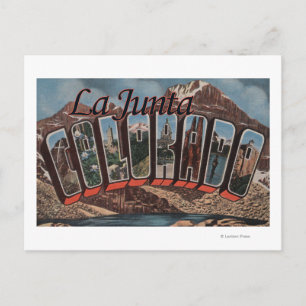 Cartão Postal La Junta, Colorado - Grandes Cenas de Letra