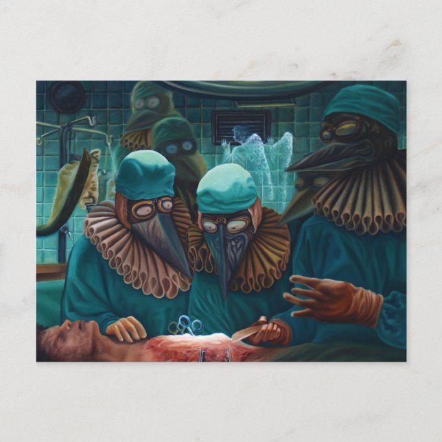 Cartão Postal La leçon d'anatomie (Frente)