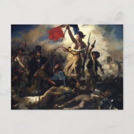 Cartão Postal La liberté guidant le peuple