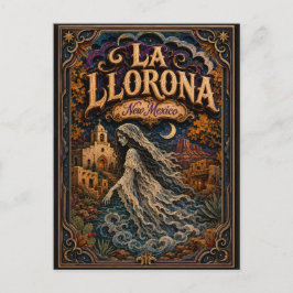 Cartão Postal La Llorona New Mexico Popcut Legends