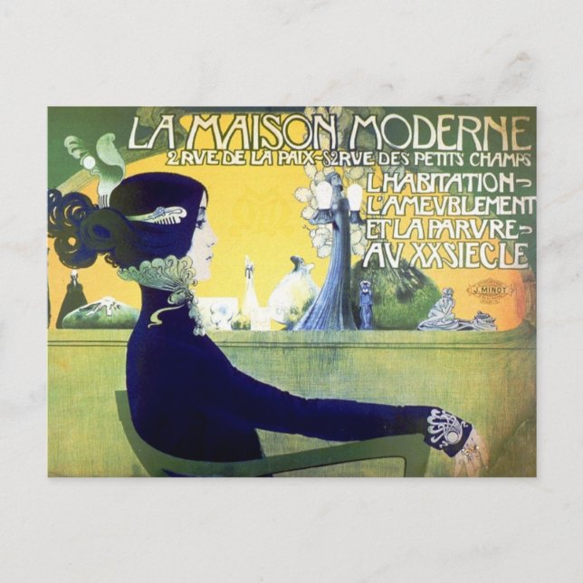 Cartão Postal La Maison Moderne (Frente)