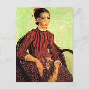 Cartão Postal La Mousme, Sentada de Vincent van Gogh