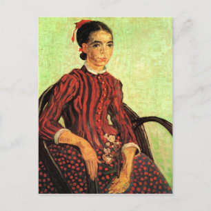 Cartão Postal La Mousme, Sentada por Vincent van Gogh