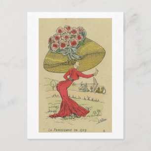 Cartão Postal La Parisienne