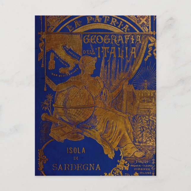 Cartão Postal La Patria Sardenha (Frente)