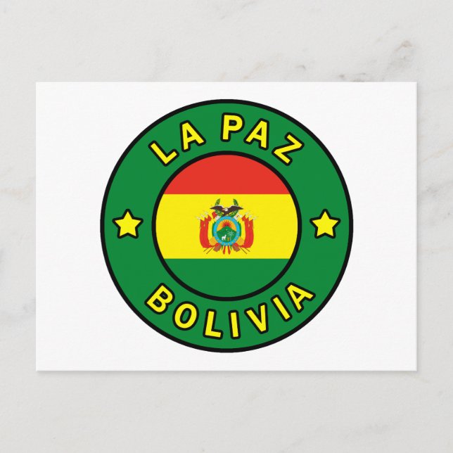 Cartão Postal La Paz Bolivia (Frente)