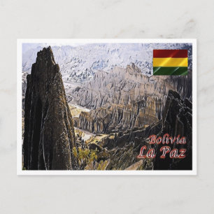 Cartão Postal La Paz - Vale do Luna - Bolívia